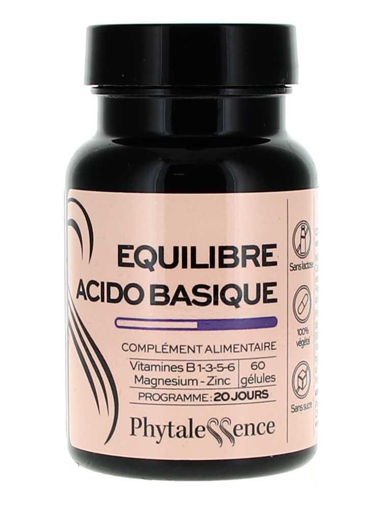 Phytalessence Équilibre Acido Basique - Complément Alimentaire - 60 Gélules